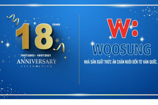 Kỷ niệm 18 năm ngày thành lập Nhà máy Thức ăn chăn nuôi Woosung tại Việt Nam (2003-2021)