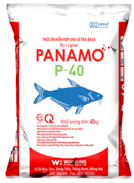P-40: Thức ăn hỗn hợp dành cho cá tra, cá basa.