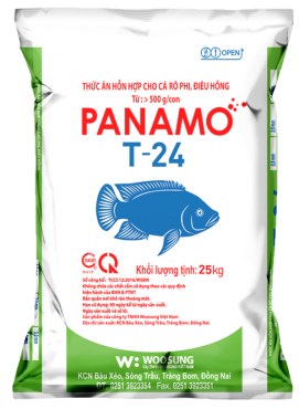 T-24: Thức ăn hỗn hợp dành cho cá Điêu hồng.